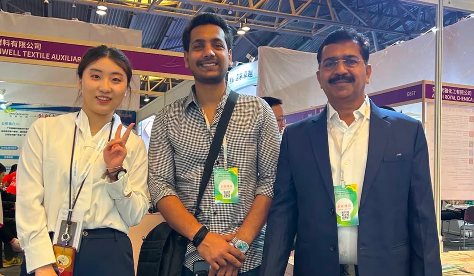 Radha Krishna team at China Shanghai exhibition